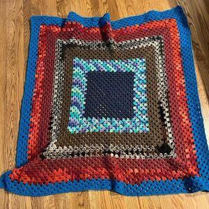 Multicolor Crochet Blanket